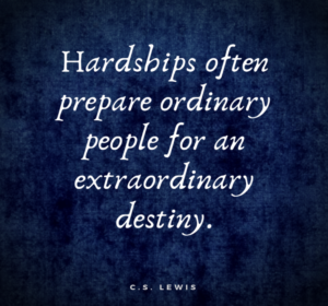 Hardship CS Lewis quote